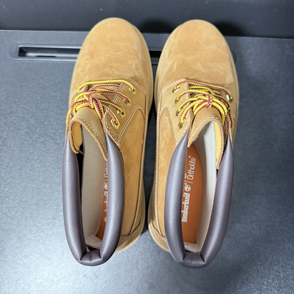 Timberland Boots Youth 7 Women 8.5‎ Stone Street Mid Waterproof Wheat Nubuck - Picture 8 of 15